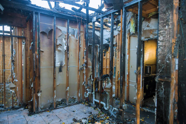 Professional Fire Damage Removal technician working in Belle, WV